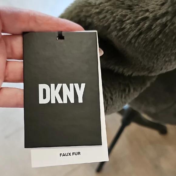 DKNY Olive Teddy Jacket - Picture 3 of 7